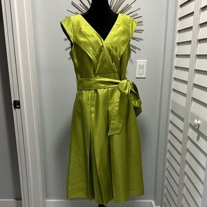 Dress Barn Lime Green Midi Dress
